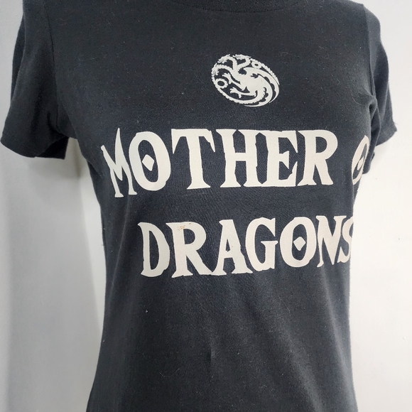 Game of Thrones Mother of Dragons Black Tshirt - Picture 4 of 7
